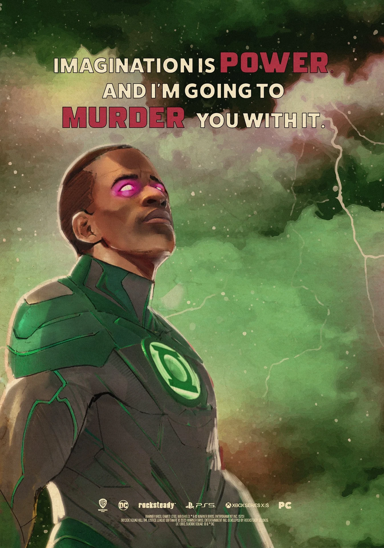 Suicide Squad poster — Green Lantern